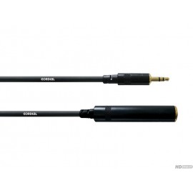 Cordial, câble audio Extension casque - jack 3,5 mm - 6,3 mm