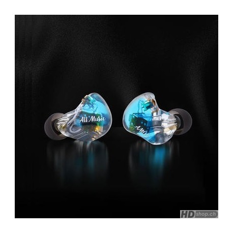 iBasso AM05 bleu Écouteurs intra-auriculaires avec 5 pilotes