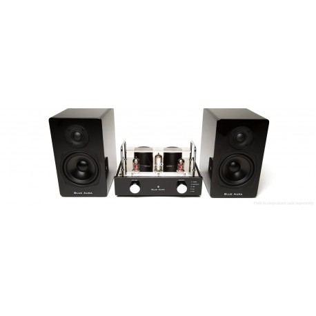 Blue Aura Compact system HiFi, V40 Blackline set, Bluetooth, 30 Watt