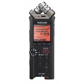 Enregistreur TASCAM DR-22WL de poche avec fonctionnalités Wi-Fi